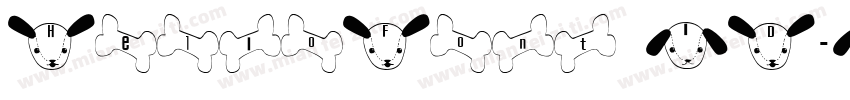 He1loFont ID-MingKeBenWanSong字体转换